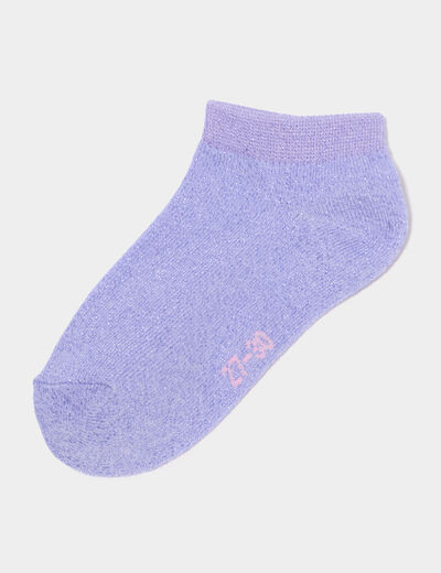 Lot 5 paires chaussettes invisibles multicolore fille