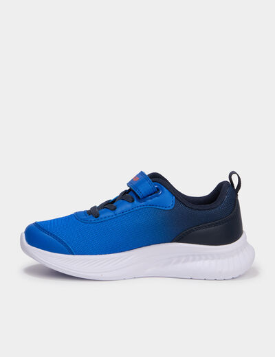 Baskets running &agrave; scratchs orange fluo gar&ccedil;on