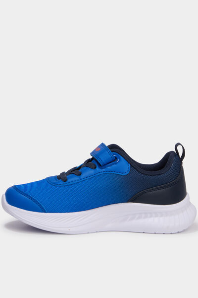 Baskets running &agrave; scratchs orange fluo gar&ccedil;on