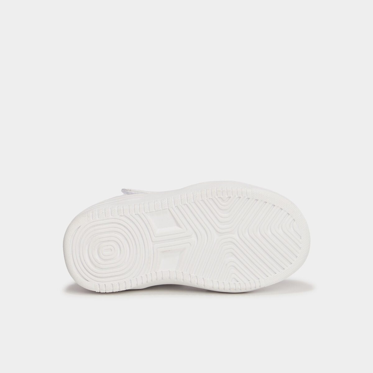 Baskets montantes à scratchs blanc bébé garçon