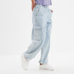 Jeans battle taille élastiquée Liberto denim triple stone femme