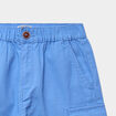 Bermuda short regular poches c&ocirc;t&eacute;s coton bleu gris gar&ccedil;on