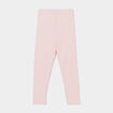 Lot 2 leggings coton rose clair fille
