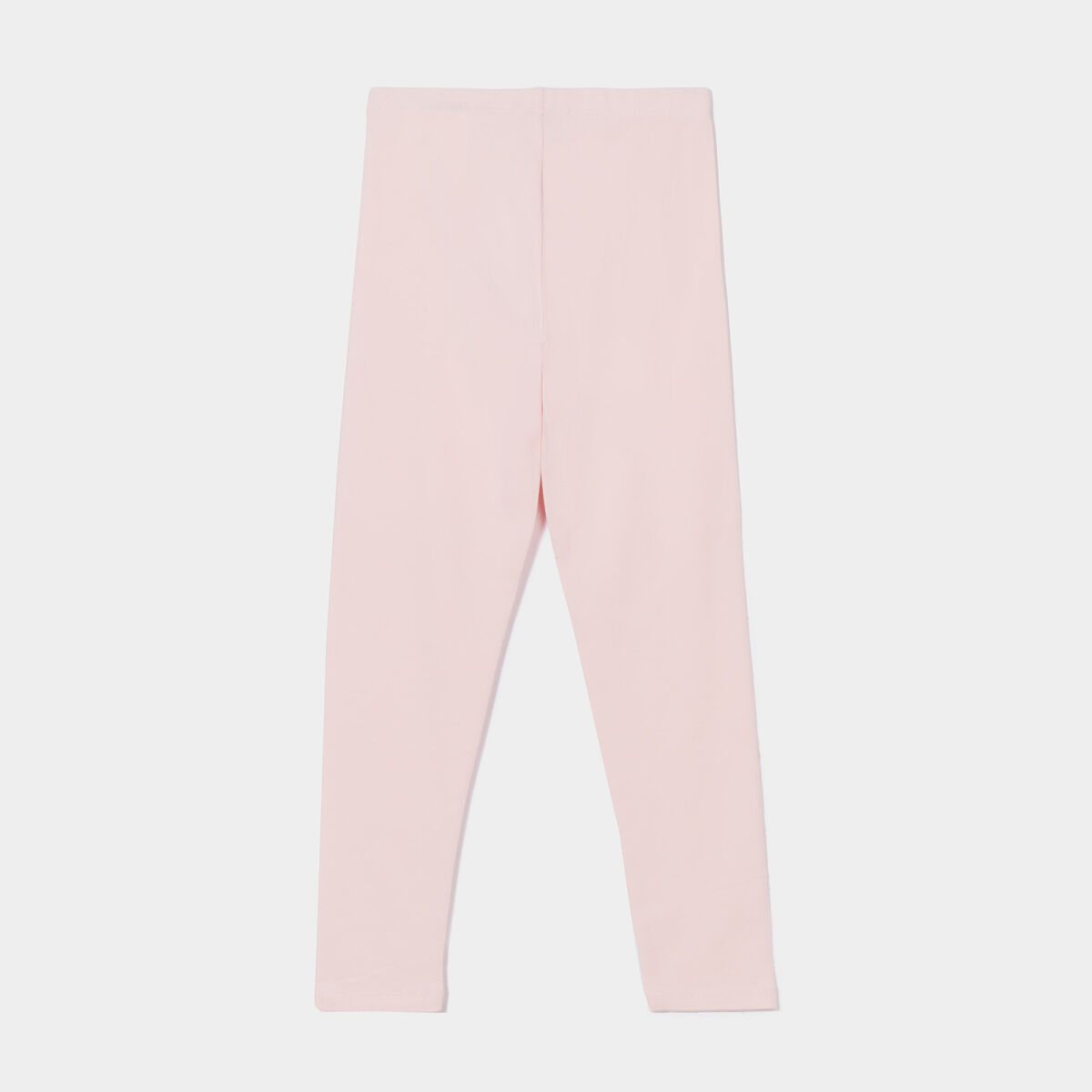 Lot 2 leggings coton rose clair fille