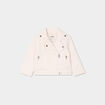 Veste esprit biker droite creme b&eacute;b&eacute; fille