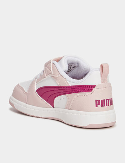 Tennis à lacets Puma rose fushia fille