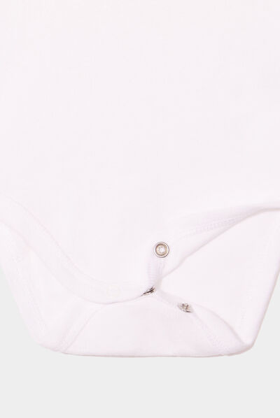 Lot 5 bodies US coton manches longues gris clair mixte