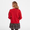 Pull manches longues Liberto rouge femme