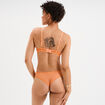Soutien-gorge corbeille paddé dentelle orange femme