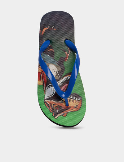 Tongs multicolore gar&ccedil;on