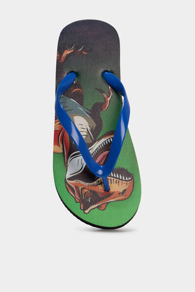Tongs multicolore gar&ccedil;on