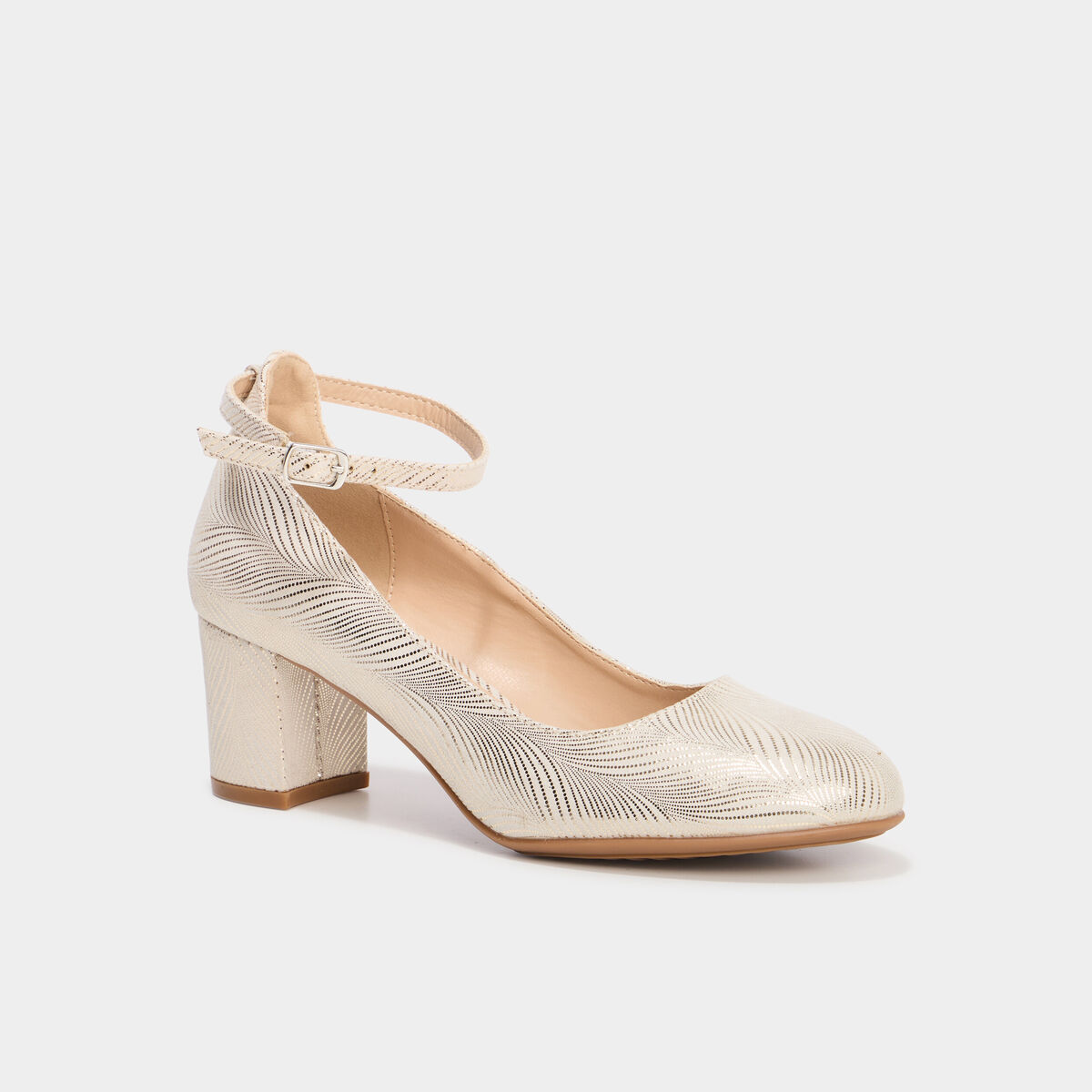 Escarpins à talons sable femme