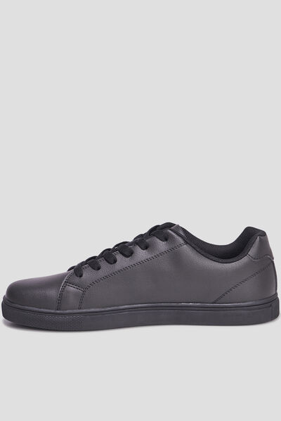 Tennis basses à lacets Clement noir homme