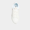 Tennis basses &agrave; lacets blanc fille