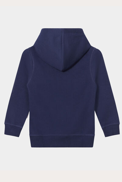 Sweat à capuche hoodie Creeks bleu marine garçon