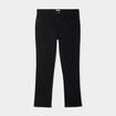 Jeans droit taille haute denim noir femme grande taille