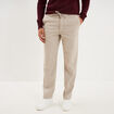 Pantalon chino droit confort sable homme