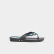 Tongs à détails bijoux Wamea Beach noir femme