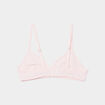 Lot de 2 soutiens-gorge triangle coton rose clair fille