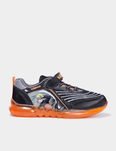 Baskets running lumineuses Naruto noir garçon