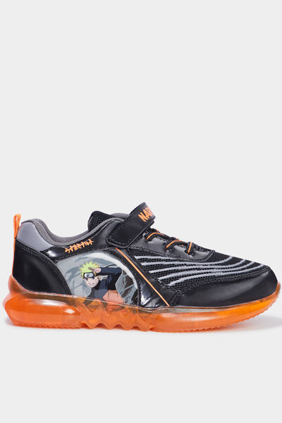 Baskets running lumineuses Naruto noir gar&ccedil;on