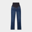 Jeans grossesse droit avec bandeau denim stone femme maternit&eacute;