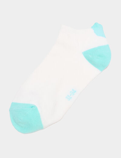 Lot 5 paires de socquettes blanc fille