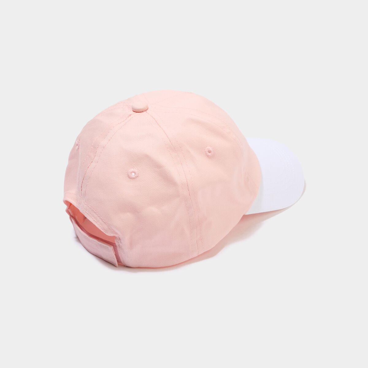 Casquette brod&eacute;e coton rose fille