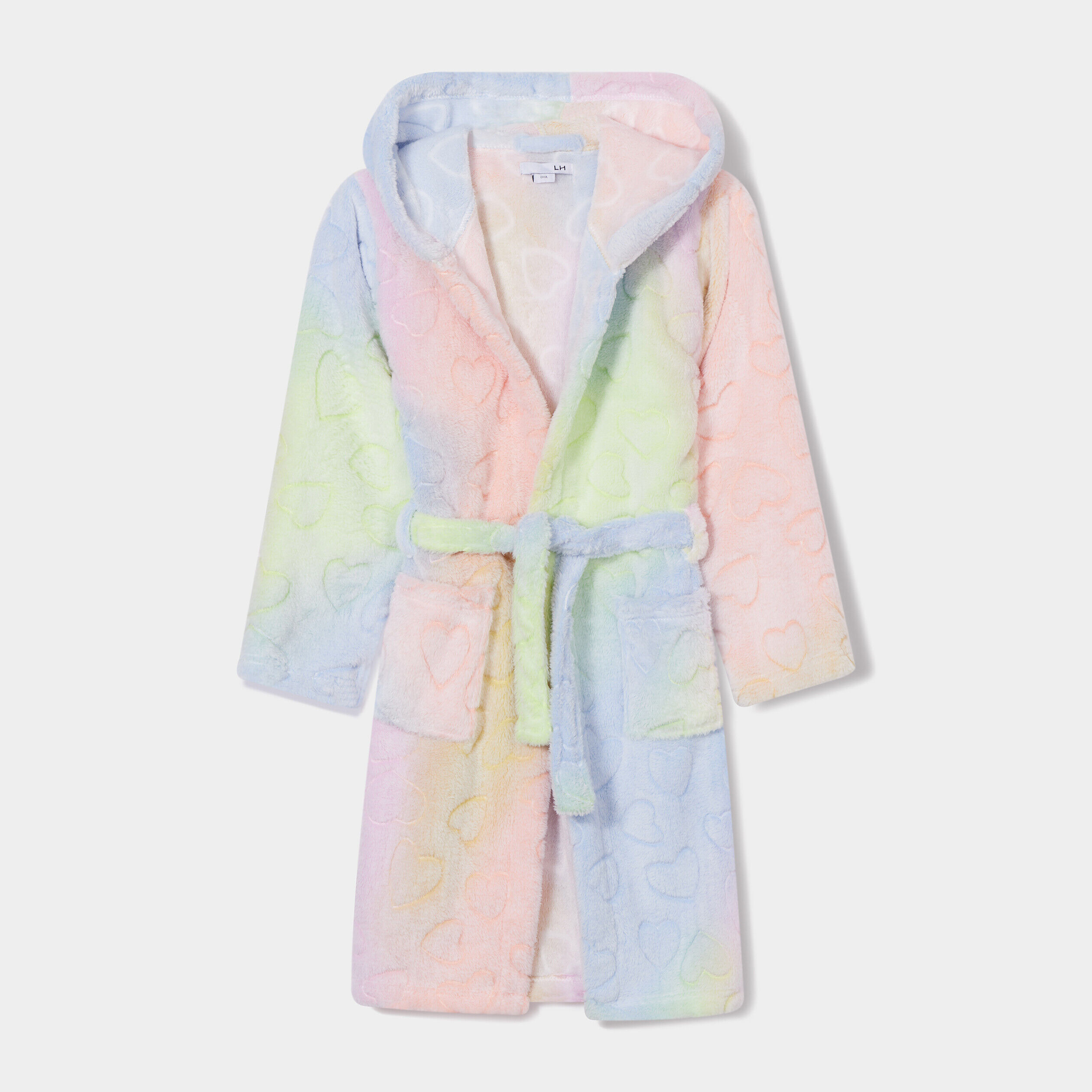 Peignoir LH enfant fille pas cher. Peignoirs capuche polaire