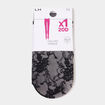 Collants 20D effet dentelle noir femme