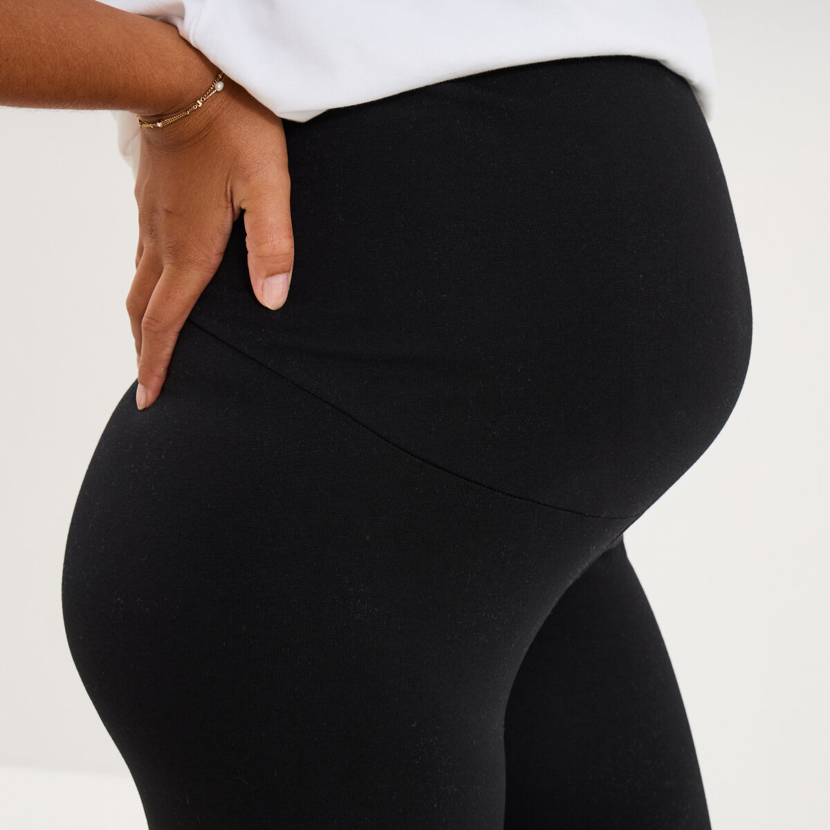 Short cycliste grossesse noir femme maternit&eacute;