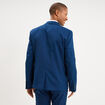 Veste blazer costume manches longues bleu electrique homme