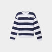Sweat court manches longues Creeks bleu marine femme