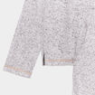 Ensemble pyjama pantalon resserr&eacute; panda gris clair fille