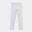 Lot 2 leggings coton gris clair fille