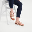 Sandales en cuir Kickers Kickalana rose femme