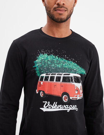 Ensemble pyjama 2 pièces Volkswagen noir homme