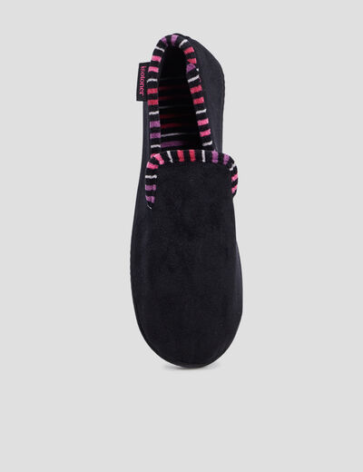 Chaussons Isotoner noir femme