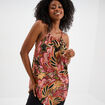 Débardeur encolure américaine multicolore femme