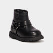 Bottines crantées avec boucles Liberto noir bébé fille