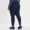 Jeans skinny 7/8ème à strass denim brut femme grande taille