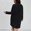 Chemise de nuit liquette noir femme grande taille