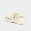 Sabots compens&eacute;es Crocs marron clair femme