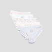 Lot 5 culottes coton Les Aristochats rose fille