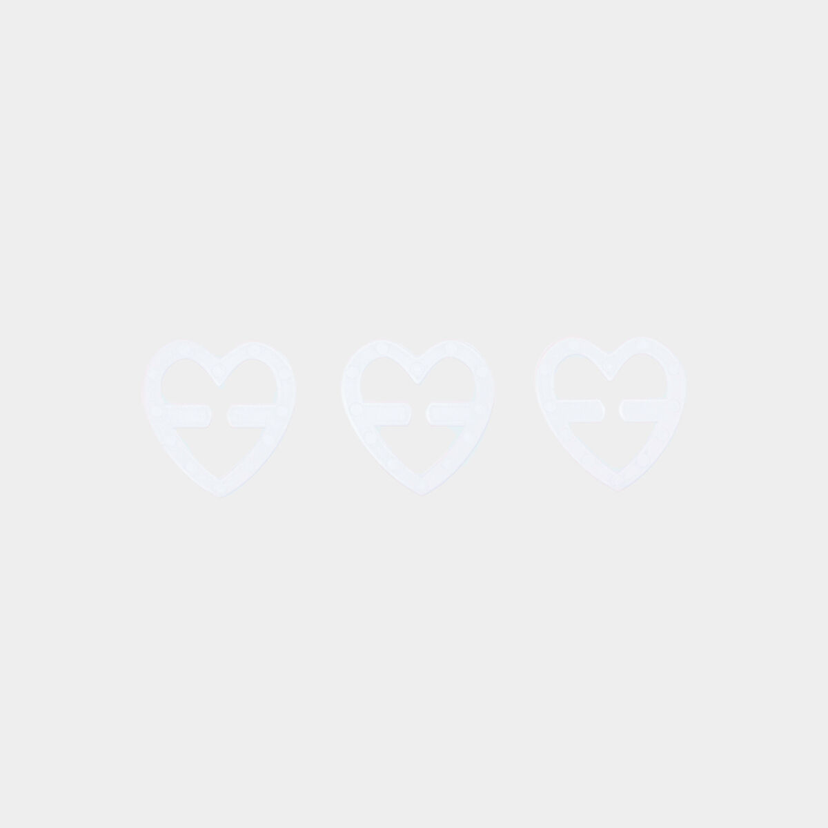 Lot de 3 attaches dos nageur blanc femme