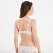 Soutien-gorge corbeille paddé dentelle blanc femme