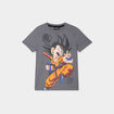 T-shirt manches courtes Dragon Ball gris fonc&eacute; gar&ccedil;on