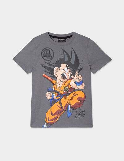 T-shirt manches courtes Dragon Ball gris foncé garçon