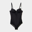 Body effet gainant bretelles fines noir femme