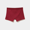 Lot 3 boxers coton stretch bordeaux homme